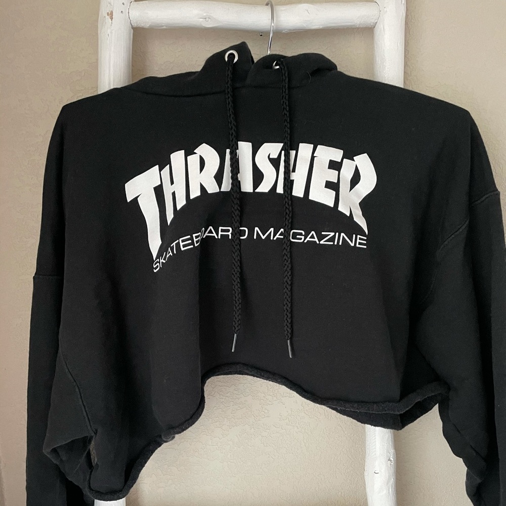 Thrasher cropped sweater